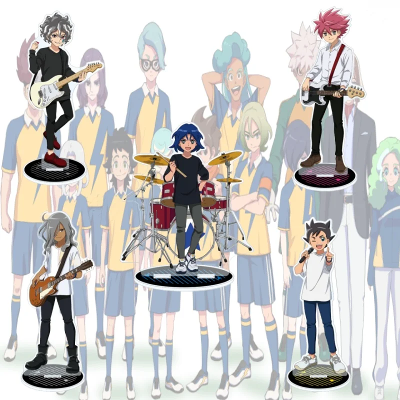 Inazuma Eleven Endo & Gouenji Acrylic Stand Badge Model Cosplay Toy Birthday Gift Ornament Christmas Festival Keychain