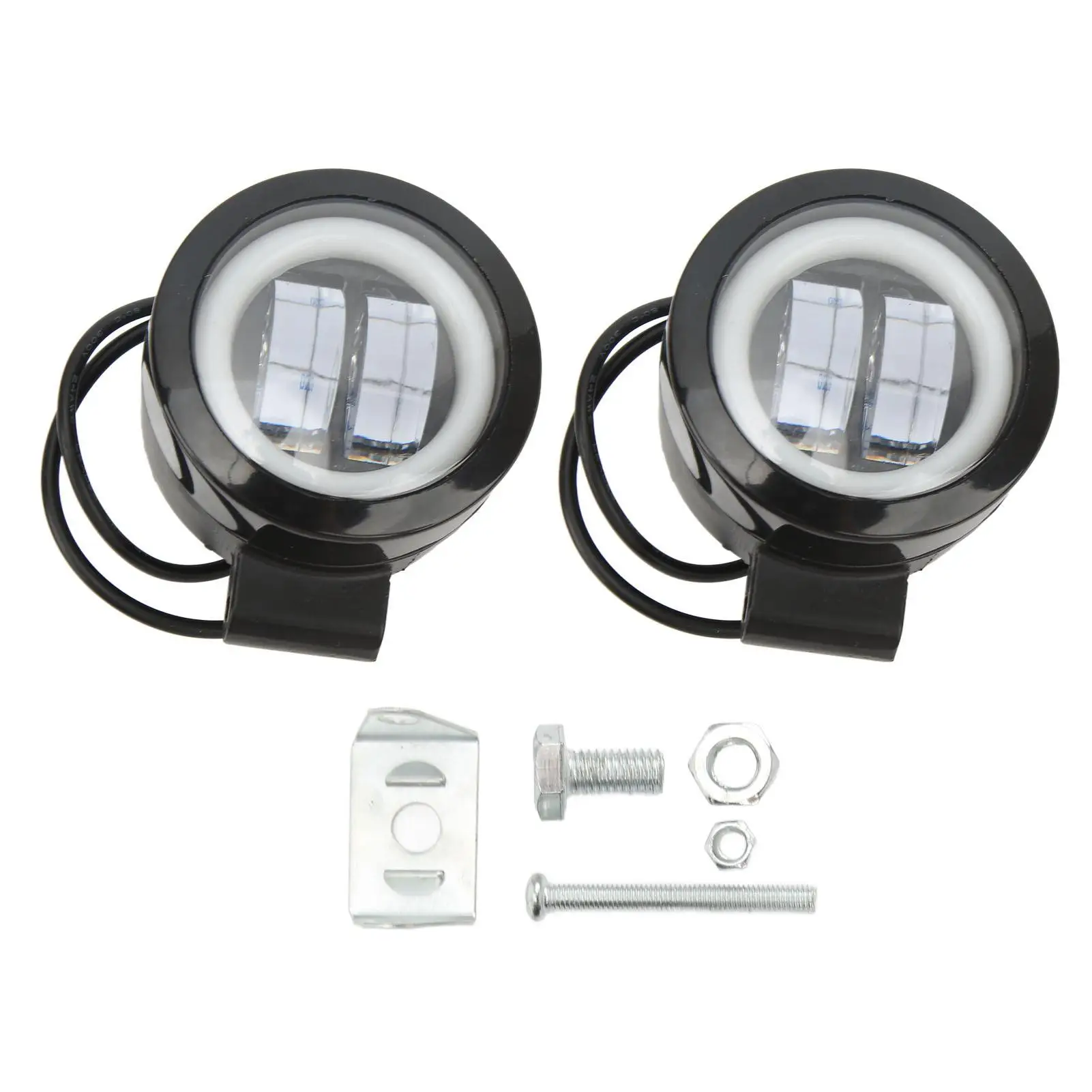 

20W Motorcycle Fog Lights - 6500K Waterproof Aluminum Shell, Shockproof for Driving Lamps