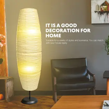 1pc המיטה נייר אהיל מנורת נייר מנורת צל מנורת רצפת כיסוי חדר שינה סלון חם Led אנכי מנורת צל קישוט