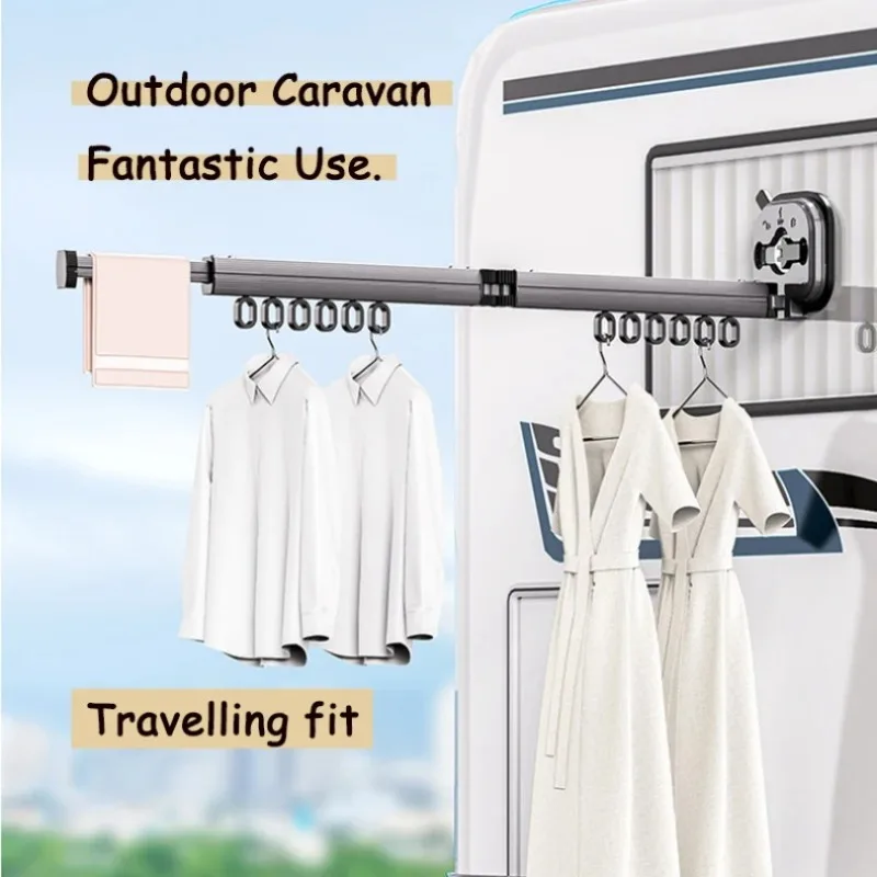 1PC Versenkbare Kleiderbügel Aluminium Legierung Klapp Trocknen Rack Wand-montiert Zusammenklappbare Trocknen Rack Platz Saver Kleidung trockner