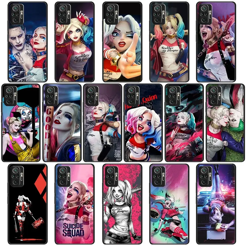 KT-48 Harley Quinn Silicone Case For Huawei Y8S Y9S P20 P30 P40 Nova 2 2i 3 3i 4E 5T Lite Pro