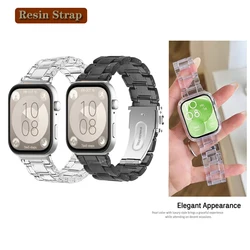 2024 Transparent Resin Strap Band for Huawei Watch Fit 3 Fit3 Bracelet Replacement