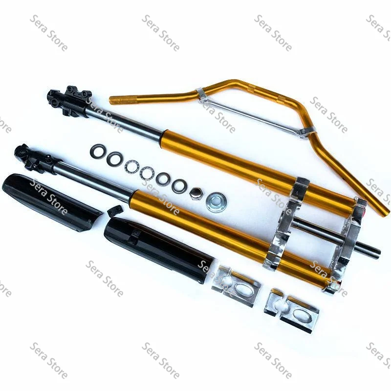 Off-road motorcycle small high race accessories 710MM inverted front shock absorber with direction device front fork