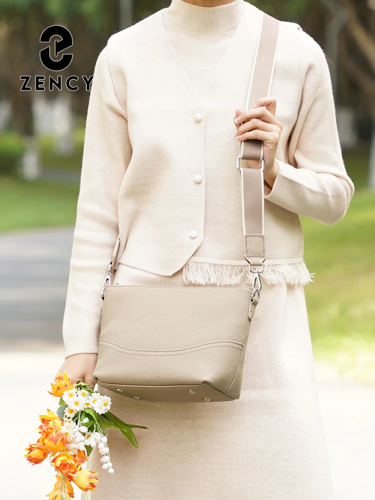 Zency Womens Purses and Handbags Designer Leather Crossbody Bag Ladies Fashion Hobo Shoulder Bag with Adjustable Strap Large Bag