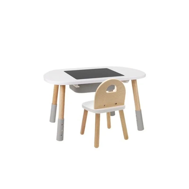 Kindergarten multi-functional educational learning liftable game table