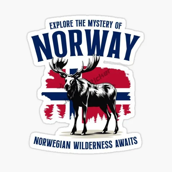 NORWAY TROLLSTIGEN Trollstigen Car Sticker Decal Occlusion Scratch Die Cut Bumper Windshield Car Accessories Vinyl Self-adhesive