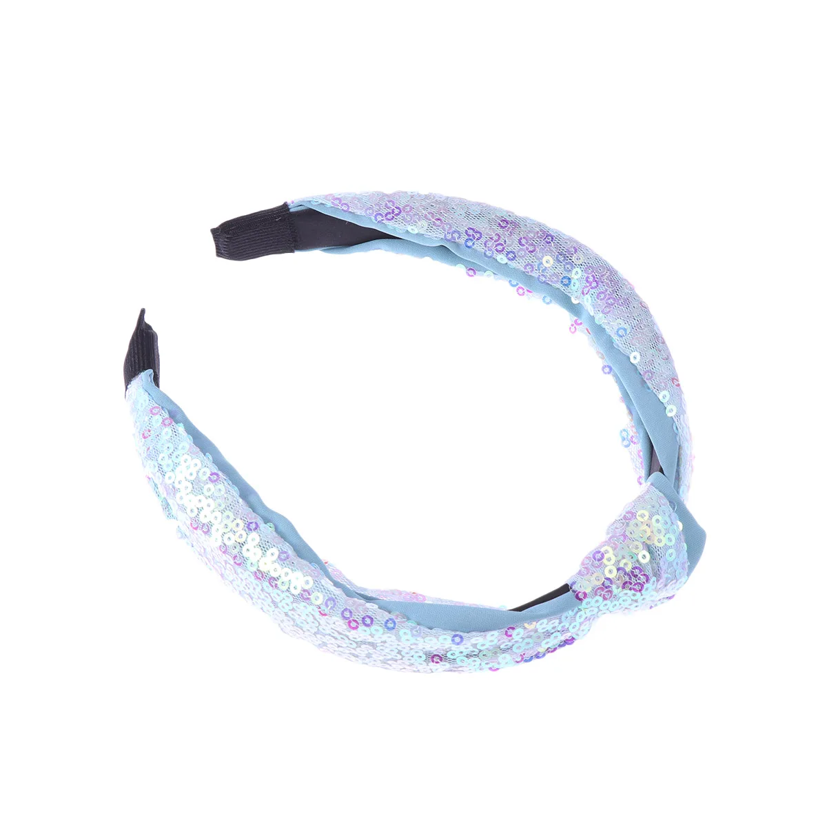 

Sequins Hair Headb Twisted Knot Lightweight Comfortable Party Carnival Masquerade Photo Prop Gift Sequins
