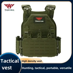 Kamizelka taktyczna YAKEDA Outdoor Hunting Plate Carrier Ochronna regulowana kamizelka Airsoft Carrier Sprzęt bojowy 6094 kamizelka