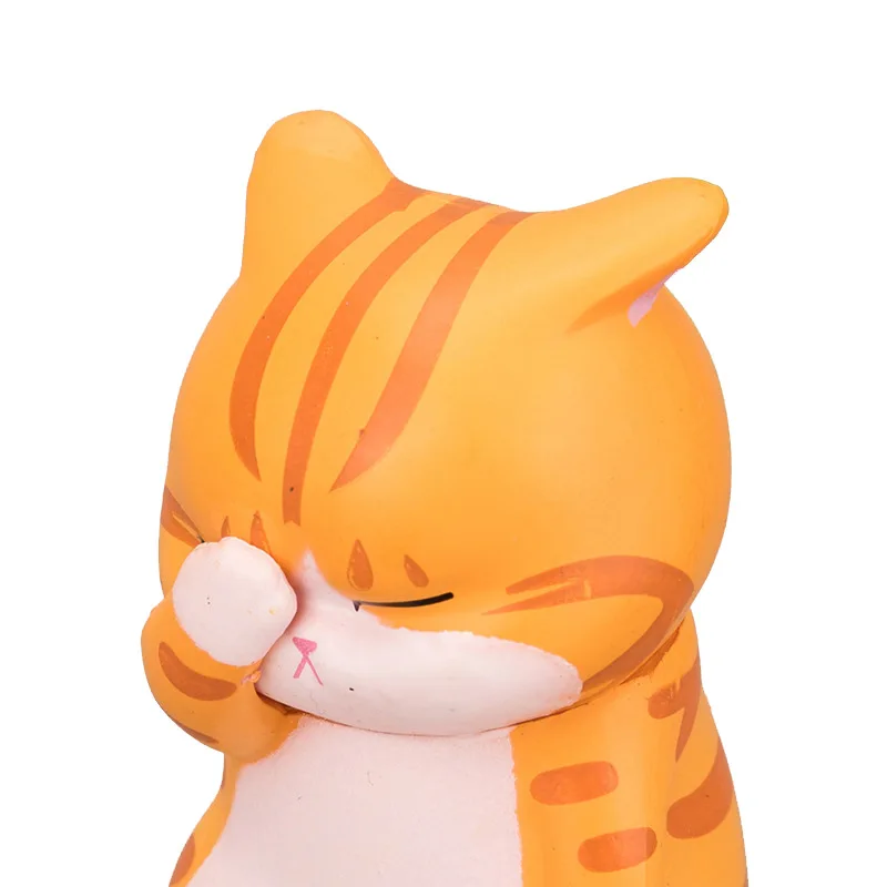 3 figuras de gato que cobrem o rosto, enfeites de gato periféricos de anime, presentes, bonecos, barracas de rua, brinquedos de desenho animado para jogar maré