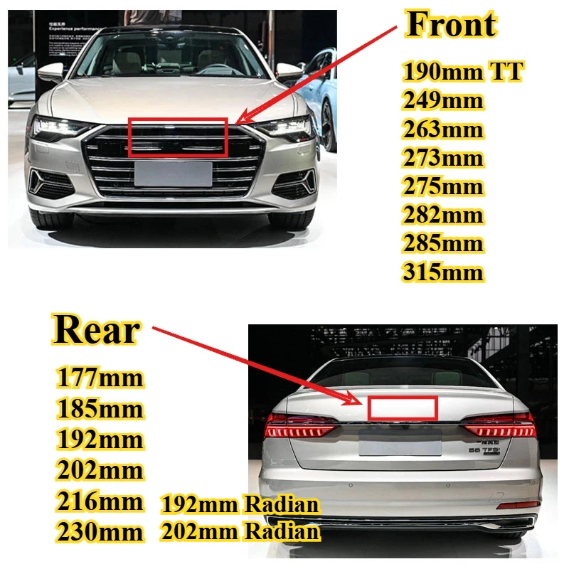 

Car 4 Ring LOGO Hood Front Bonnet Grill Rear Trunk Emblem Logo Badge Sticker Decal For Audi A1 A3 A4 A5 A6 A7 Q2 Q3 Q5 Q7 Q8 TT