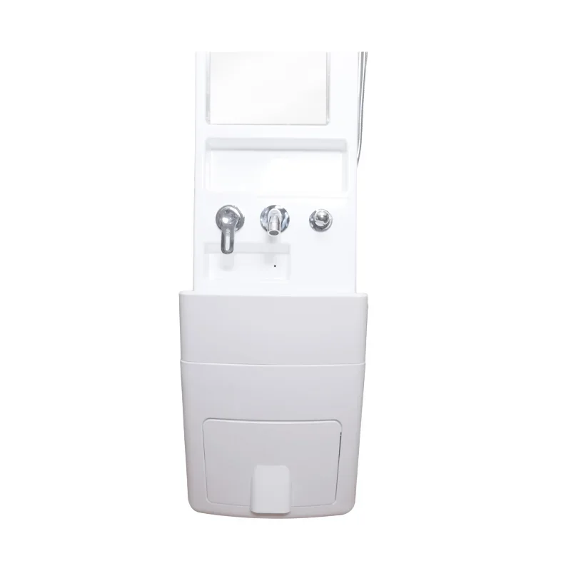 Acrylic Integrated Washing Station With Tap Spray Head Mobile Space Interior Renovation Matching Accessory