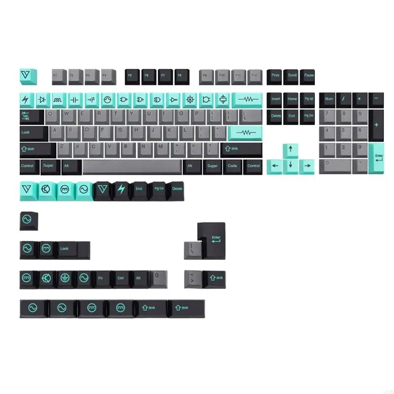 

G8DB 135pcs Electric Keycap PBT PBB