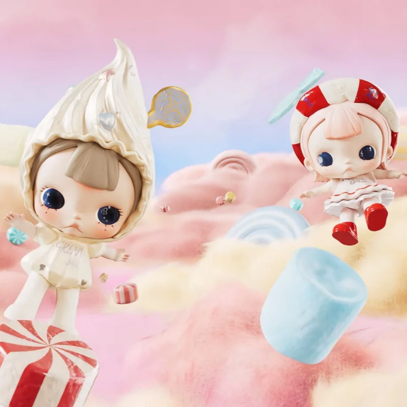 POP MART TINYTINY Sugar Therapy Room Unlock The Key of Answers Series Genuine Mystery Box Blind Box Guess Bag  Toys Ornament
