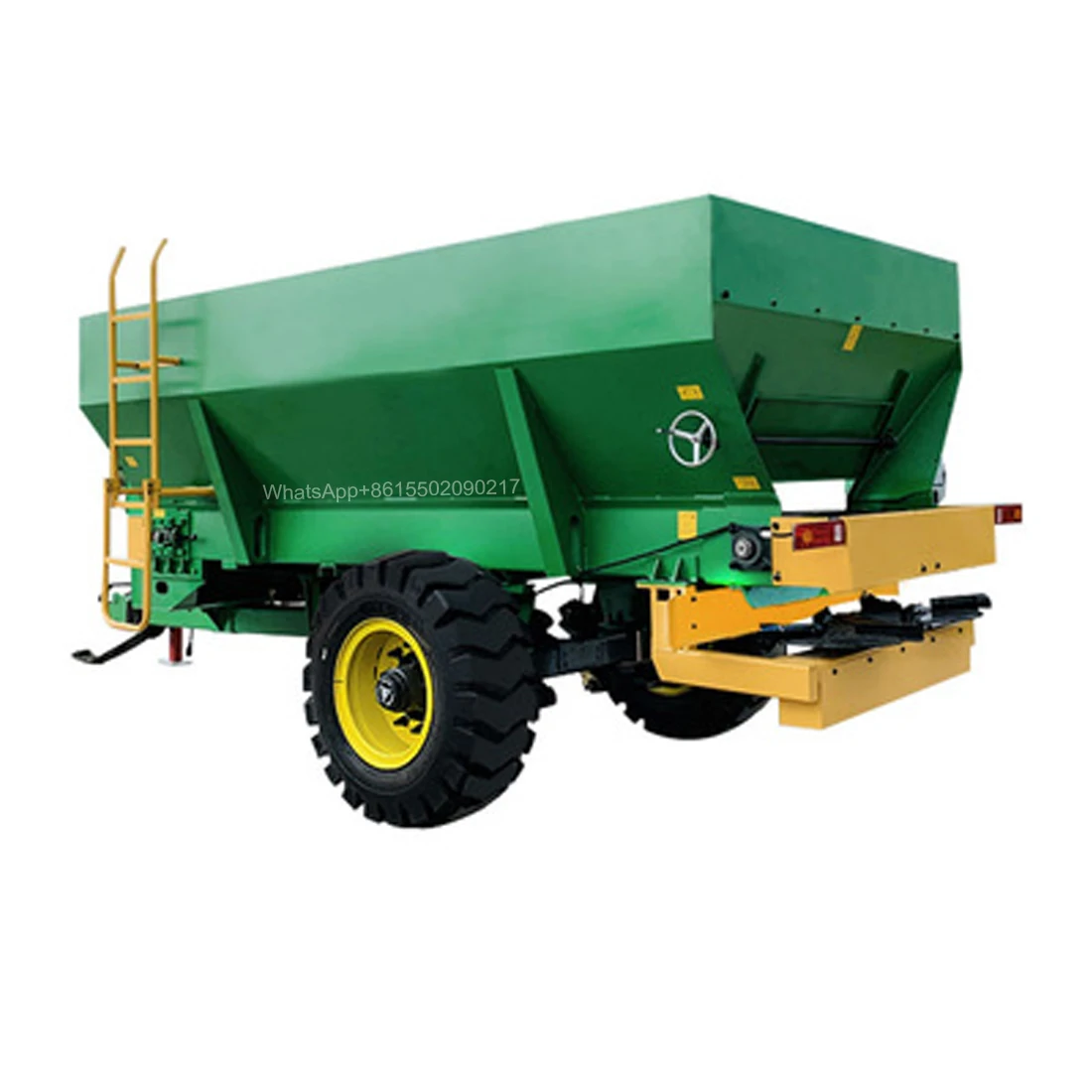 Greenhouse uniform fertilization agricultural machine / tricycle fertilizer spreader manure spreader large wet manure organic