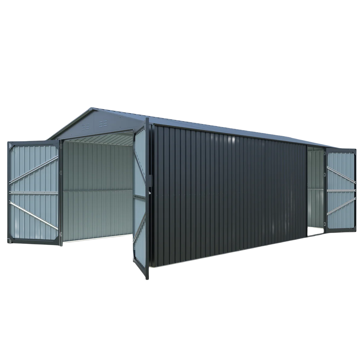 Upgraded Eco-Friendly Metal Storage Shed Nature-Friendly Materials Durable Outdoor Storage Solution for Garden Tools Customized