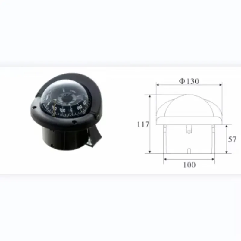 SZGCC Marine YT-QX980-B Small Boat  Magnetic Compass