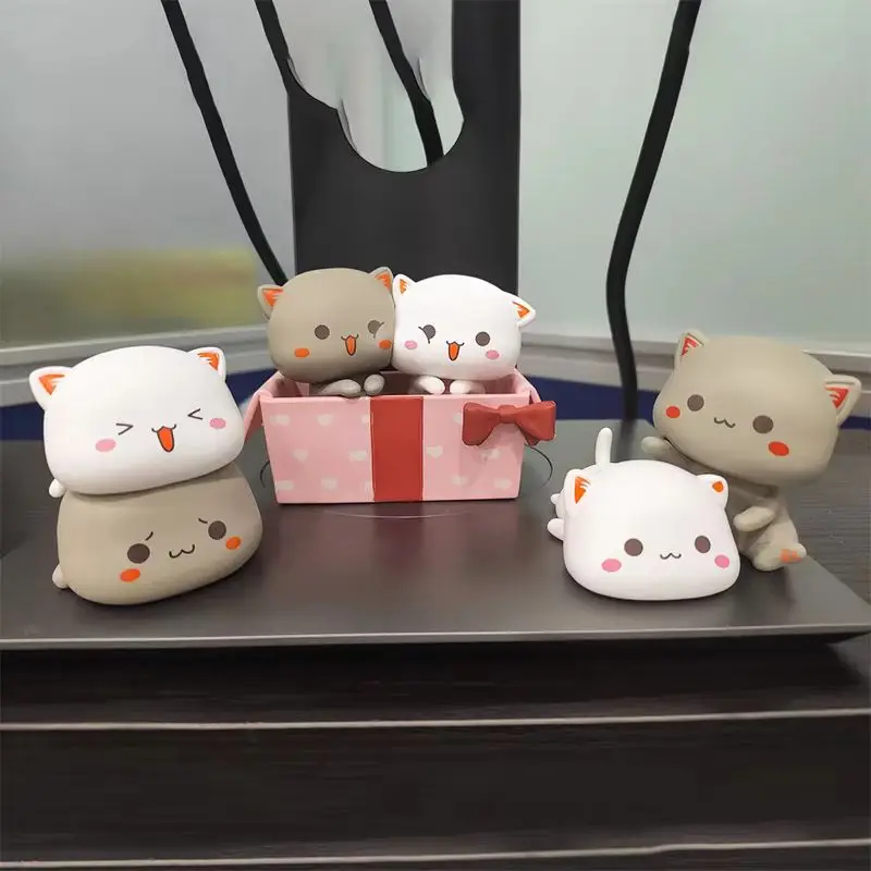 جديد ميتاو القط الموسم 2 صندوق أعمى اللعب مفاجأة الشكل عروسة كارتون جمع نموذج صندوق غامض الأطفال هدايا عيد ميلاد مخصصة #4
