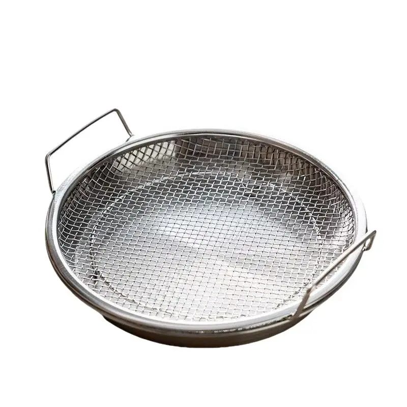 

Новый 2026: Кухонный фильтр-поддон для масла из пищевой нержавеющей стали, сетчатый дренажный поддон-дуршлаг для жарки