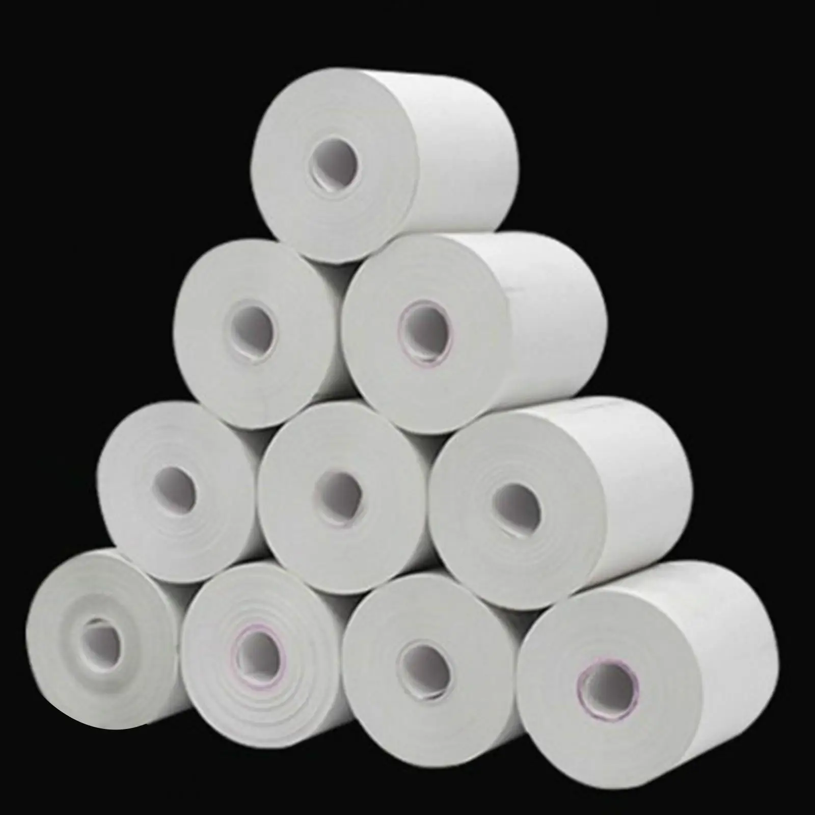 White Thermal Printing Paper 57x35mm No Core Receipt Roll for Supermarket Shopping Register Use