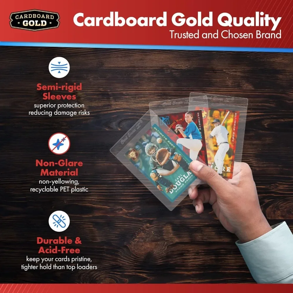 HOME-Card Saver 1-2000 Count - حامل بطاقات شبه صلب، واقيات بطاقات التداول - توفير البطاقات المعتمد من PSA للبيسبول والتداول sh