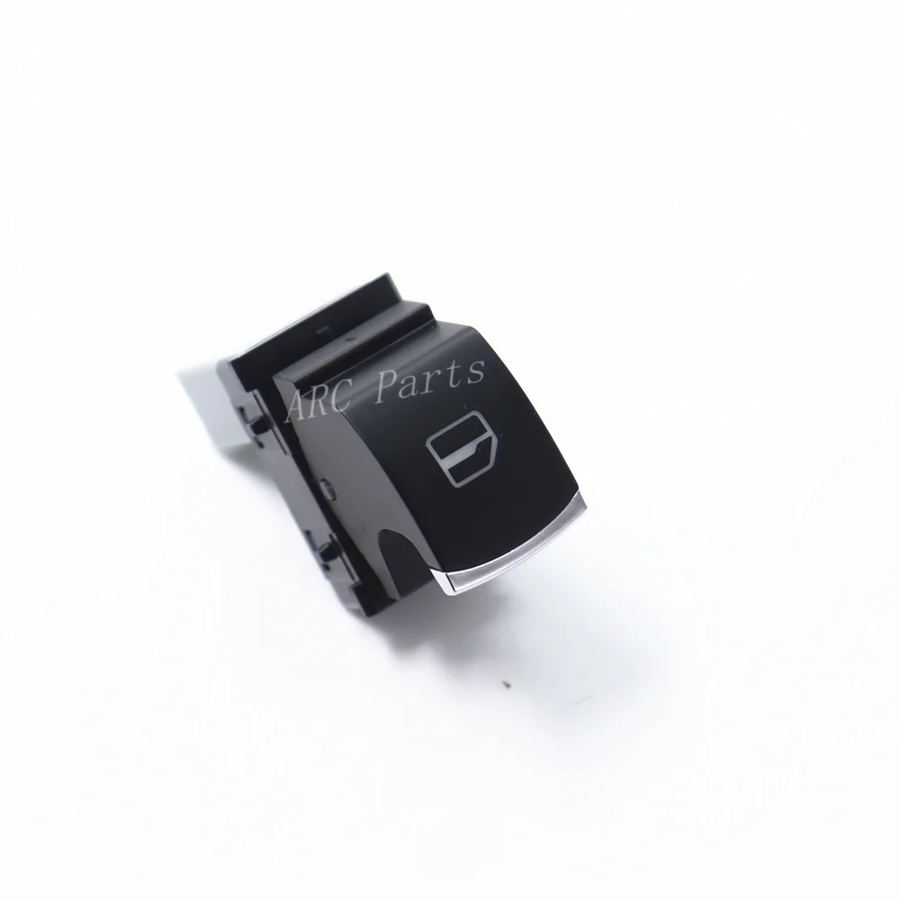 Window Power Chrome Switch Control Button For VW Passat Jetta Tiguan Caddy Golf MK5 MK6 Touran Seat MK2 5K0959855 5ND 959 855