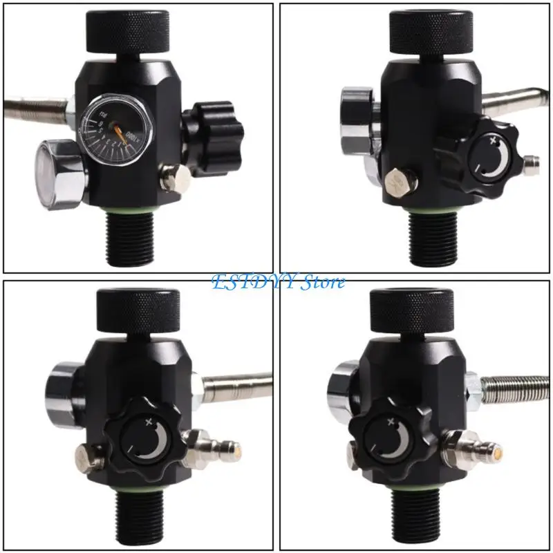 G6de DIN Valves Fill Station Adapter Double Gauge Loving Station Cylinder Endill Adill