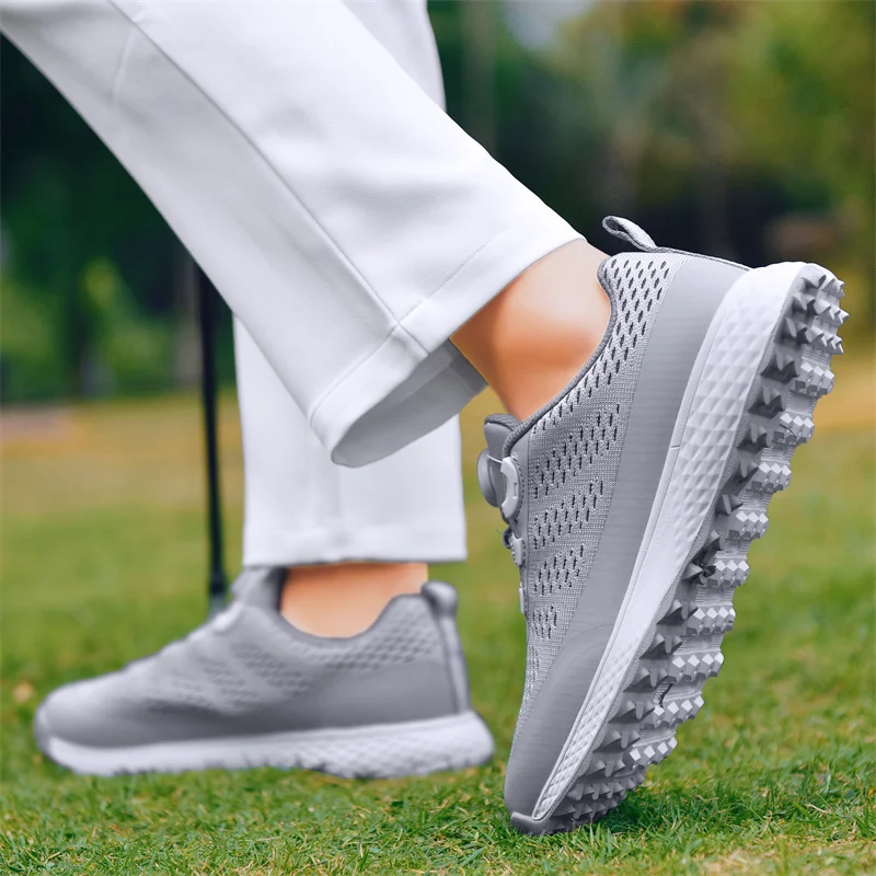 Nowe buty golfowe dla mężczyzn Trampki na siłownię Męskie dobrej jakości wysokie buty golfowe Męskie buty sportowe