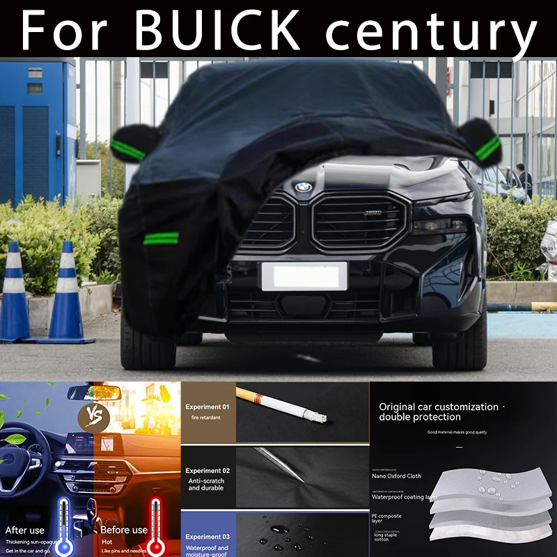 

Наружная защита для BUICK century, полные автомобильные Чехлы, снежный чехол, Солнцезащитный водонепроницаемый пыленепроницаемый внешний автомобильный аксессуар