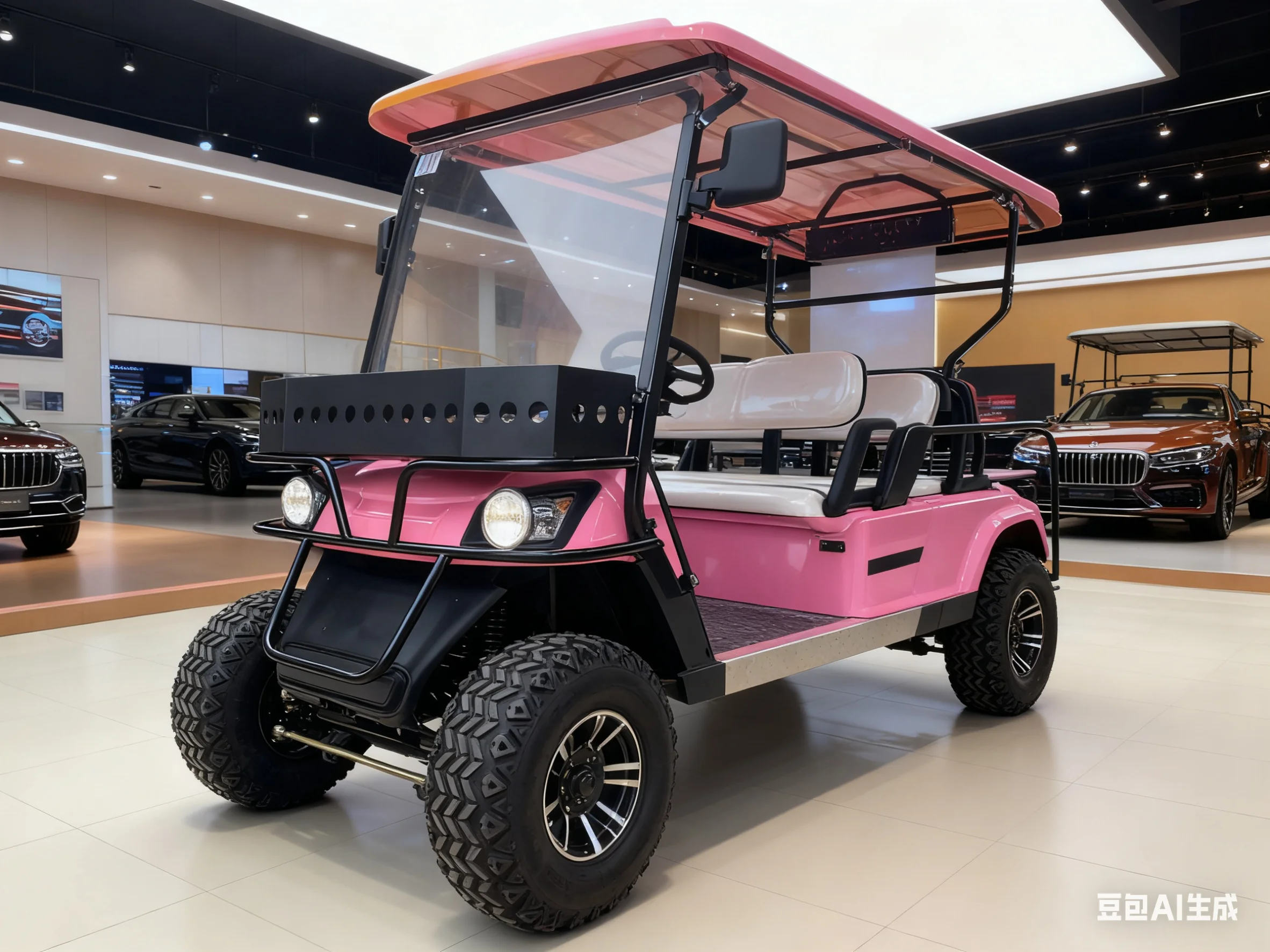 60V/72V Lead-Acid Maintenance-Free Battery Golf Cart From Factory Modern Fashion Electric Golf Cart Golf Hunting Vehicle