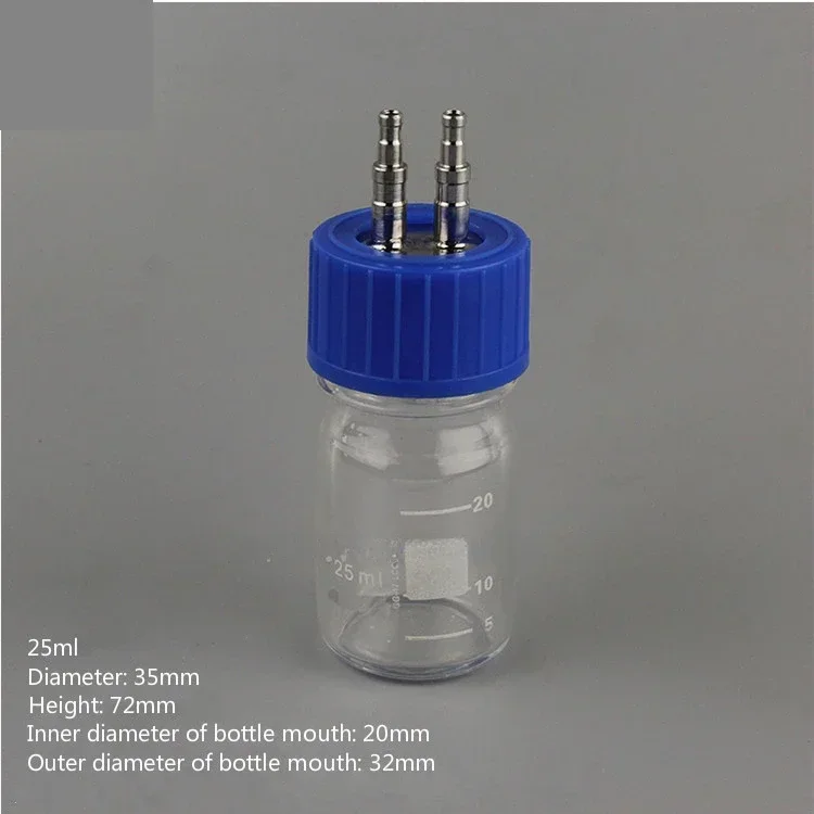 

GL32 reagent bottle with leak-proof design for safe storing of chemicals