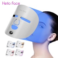 Hello Face M500 Led Light Therapy Facial Mask Near-Infrared Light Therapy Face Mask 4 Colors Wireless Anti-Aging Ultra-Light