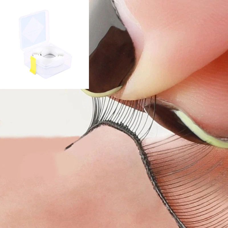 1 ロール再利用可能な自己粘着性接着剤不使用まつげ接着剤ストリップつけまつげメイクアップ美容ツール自己粘着性まつげ接着剤ストリップ