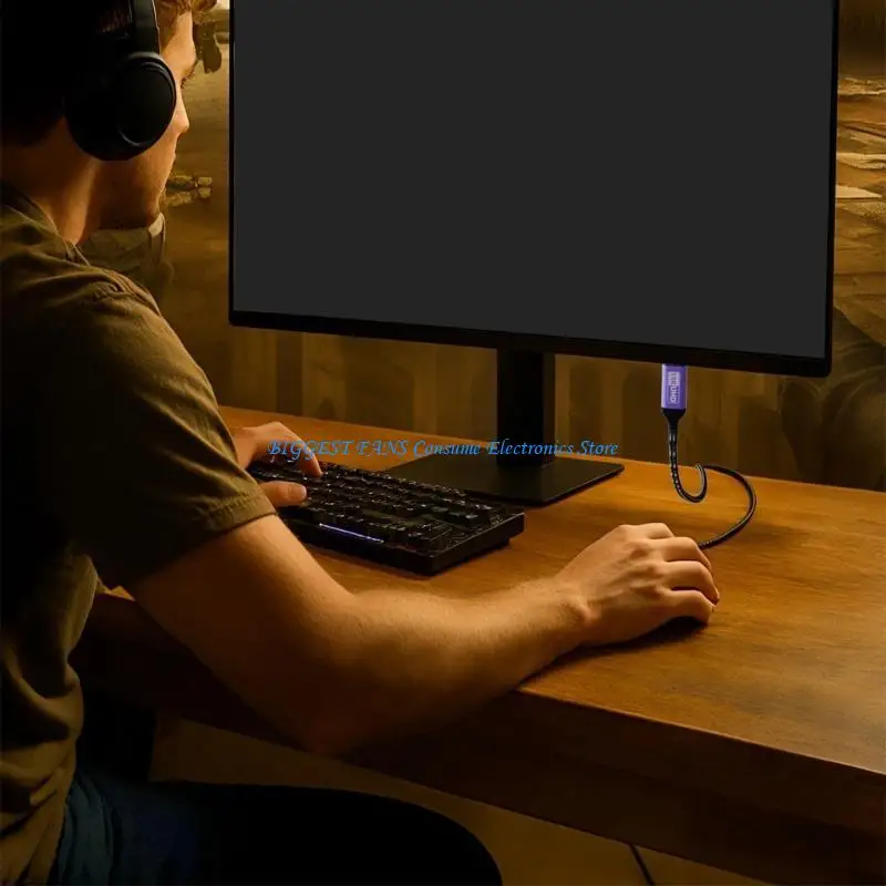 

DisplayPort 2.1 Кабель 16K@60 Гц 8K@240 Гц 4K@240 Гц Displayport Мужской до мужчин.