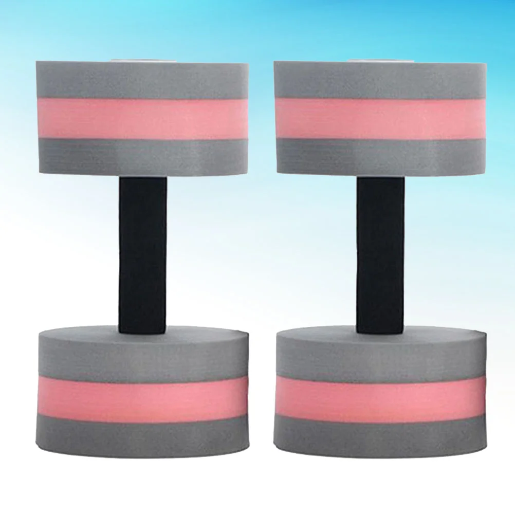 

2 Pcs Swimming Pool Barbells Womens Tank Tops Aquatic Adjustable Fitness Dumbbells