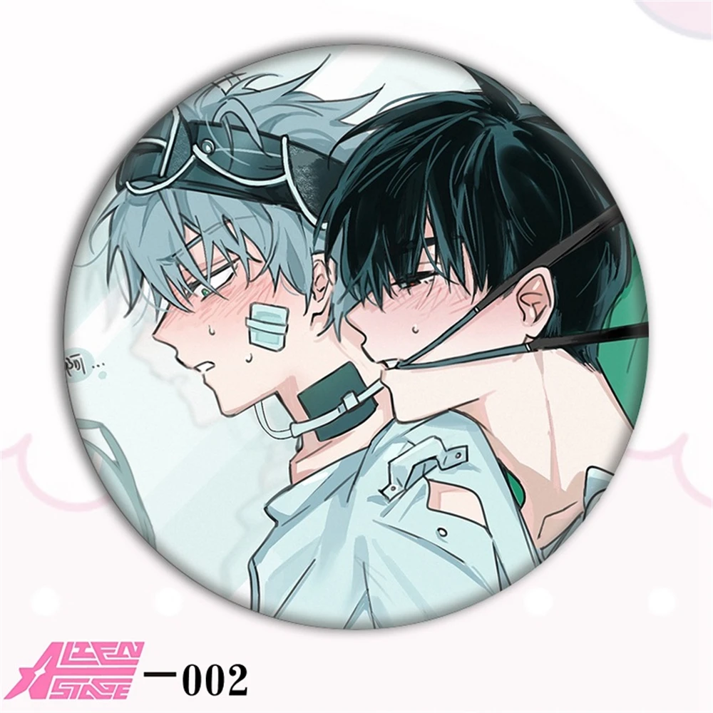 58mm Anime Alien Luka Hyuna Ivan Mizi Bühne Cosplay KOSTÜM Abzeichen Pin SPTE Weißblech Brosche Prop Gilf