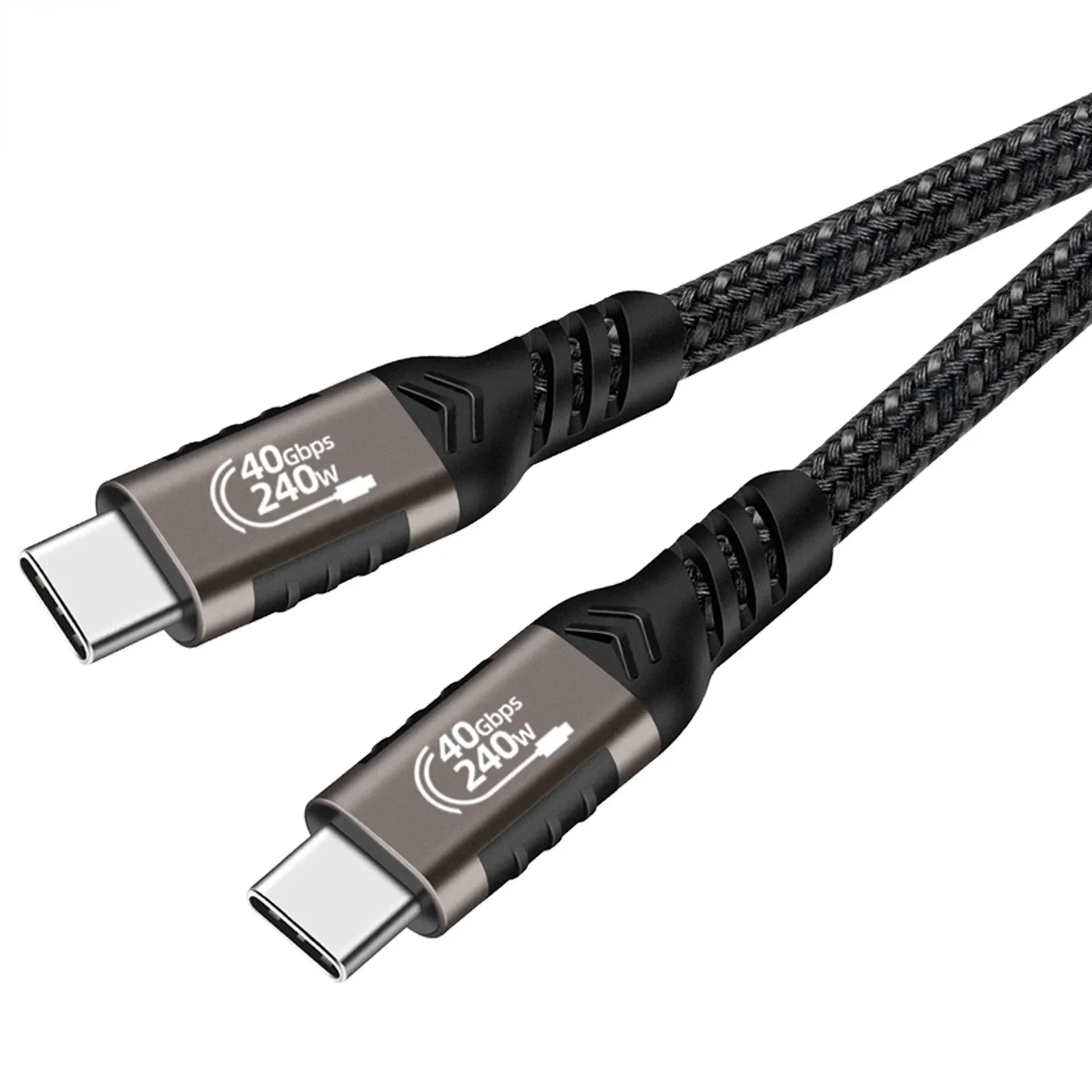 Cable de carga Thunderbolt3/4 para MacBook, Mac Pro, Air, IMac, Monitor, SSD, tipo C, 2m, 1m, USB 4,0, 40gbps, PD, 240W, 5A