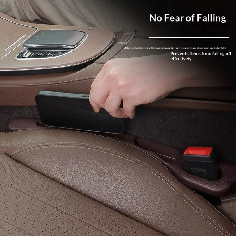 Car Seat Gap Filler Strips Seat Storage Supplies Leak-proof Filler Strips Interior Decorate Kit Accessories For Peugeot 408 2008