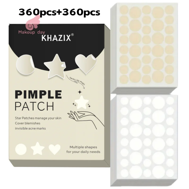

720PCS Circular Transparent And Skin Tone Acne Patches Skincare Stickers Facial Spot Covering Makeup Tools