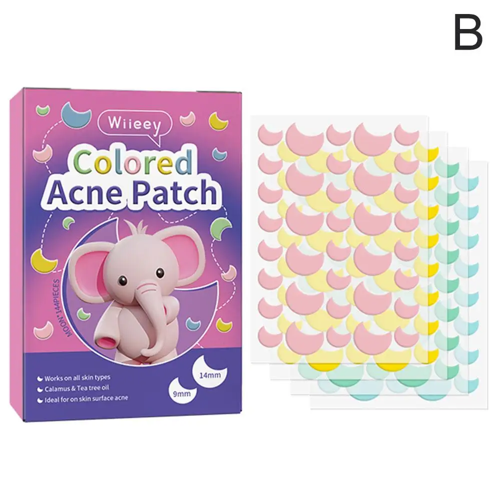 Patch autocollant imperméable pour acné, 144 pièces/ensemble, traitement des boutons, outil d'élimination des imperfections, masque facial, soins de la peau