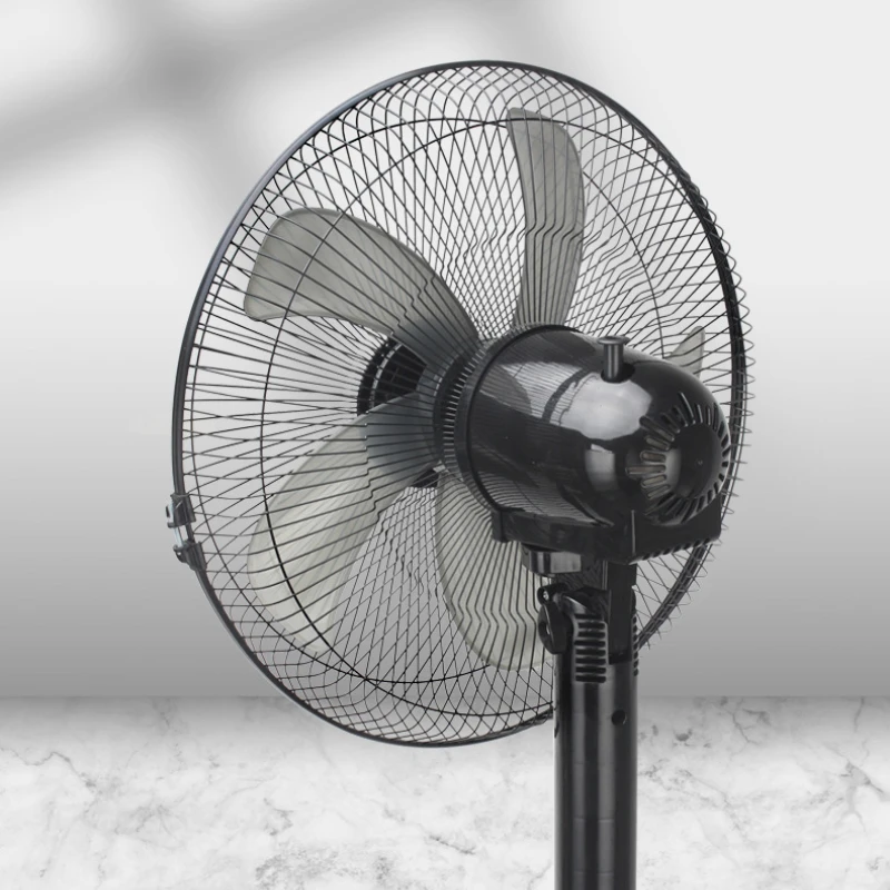 Household Silent Remote Control Standing Fan-5-Blade Powerful Oscillating Fan with Energy-Saving Motor, Adjustable Height - Image 5