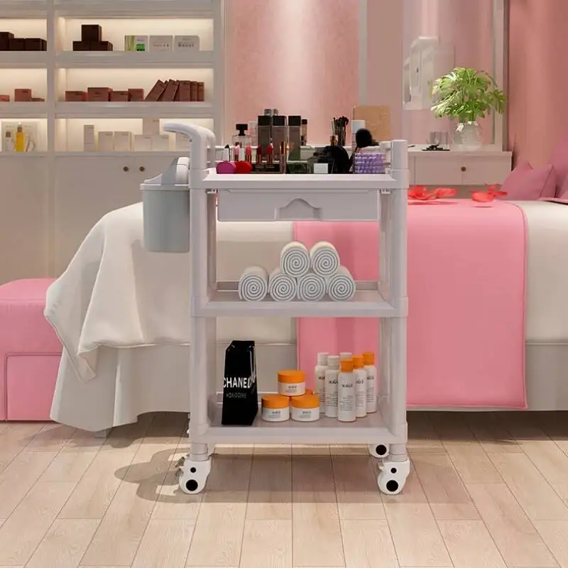 

Medical Tattoo Organizer Salon Trolley Manicure Cosmetic Tool Salon Trolley Service Makeup Carrello Attrezzi Salon Furniture HD