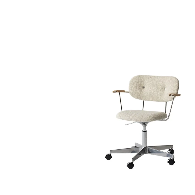 

Ergonomic office chair, sedentary and comfortable, removable rotating lifting computer chair for girls' home study