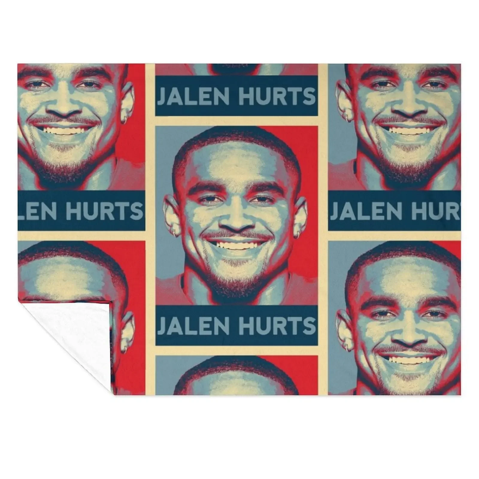 

Jalen Hurts Throw Blanket Thermals For Travel Comforter Extra Large Throw Bed Blankets