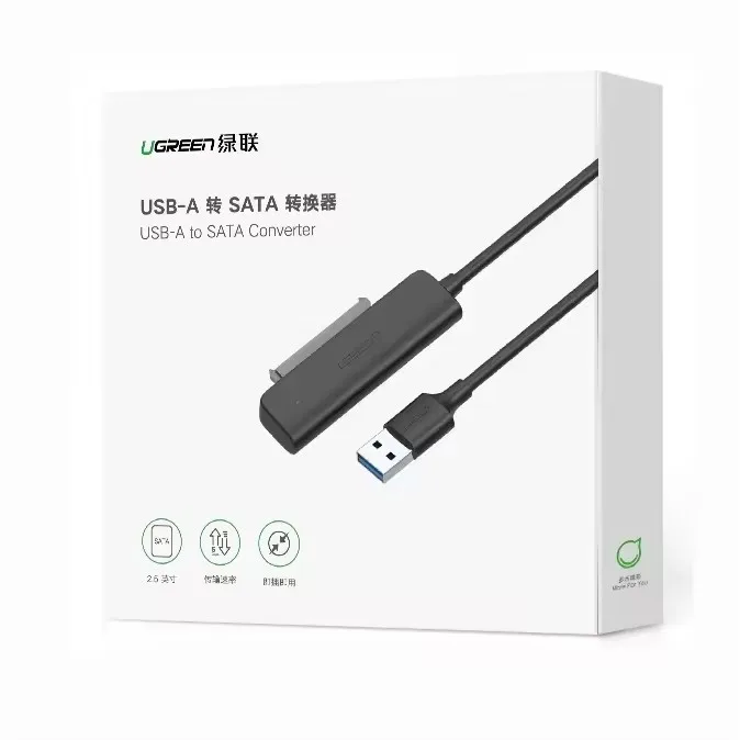SATA to USB 3.0 UGREEN Adapter Cable for 2.5