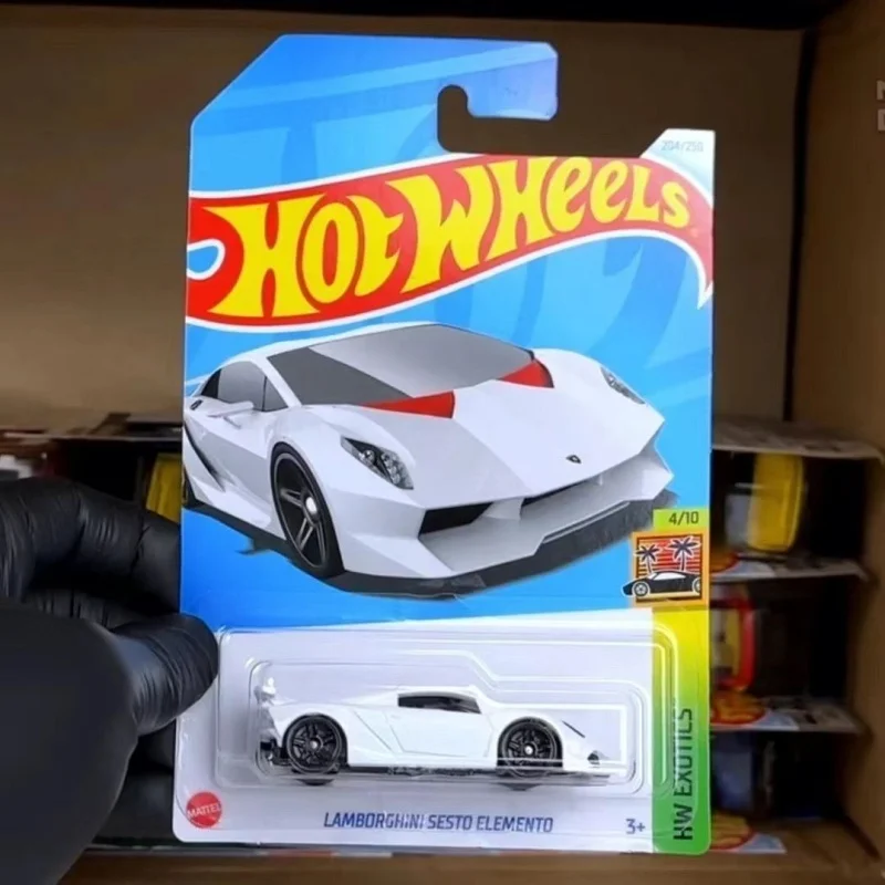 

Hot Wheels 24K Gold Lamborghini Sesto Elemento Toy Car High-Quality Collectible Gift for Boys Play Vehicle Model