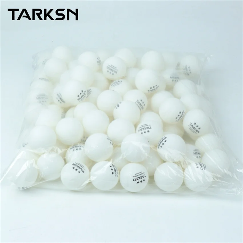 2023 TARKSN High Quality Table Tennis Balls ABS New Material 40+ Resistant Ping Pong Balls Wholesale Bulk Price