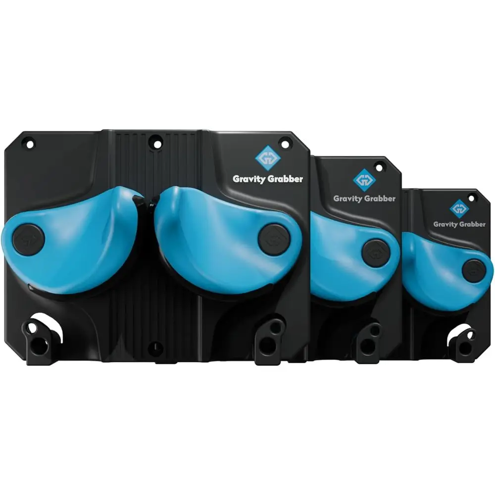 

Universal Ski and Snowboard Wall Rack | Non-Slip Storage Solution | Garage & Winter Gear Organizer | 3 Pack