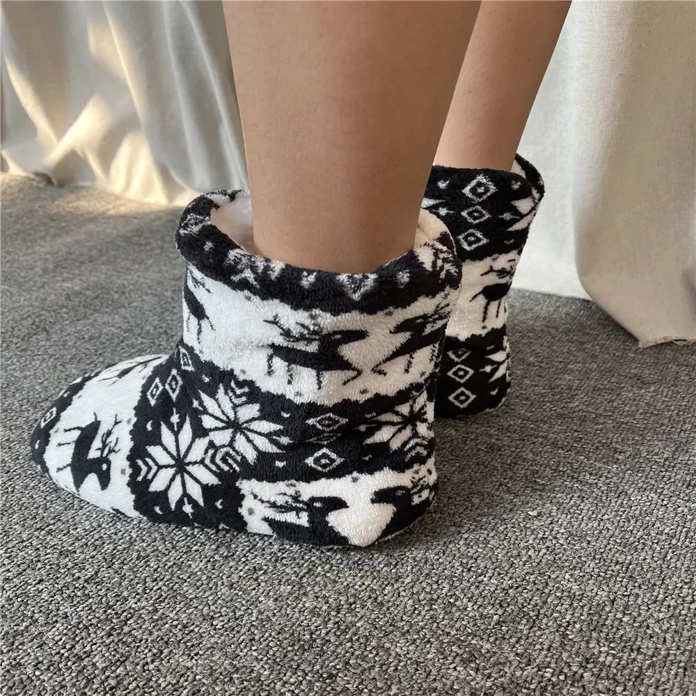 الشتاء النعال الدافئة المرأة منزل رقيق إِلْكَة عيد الميلاد الفراء القطن أفخم زلق المضادة للداخلية شقة غامض أحذية نسائية أحذية المنزل 2023