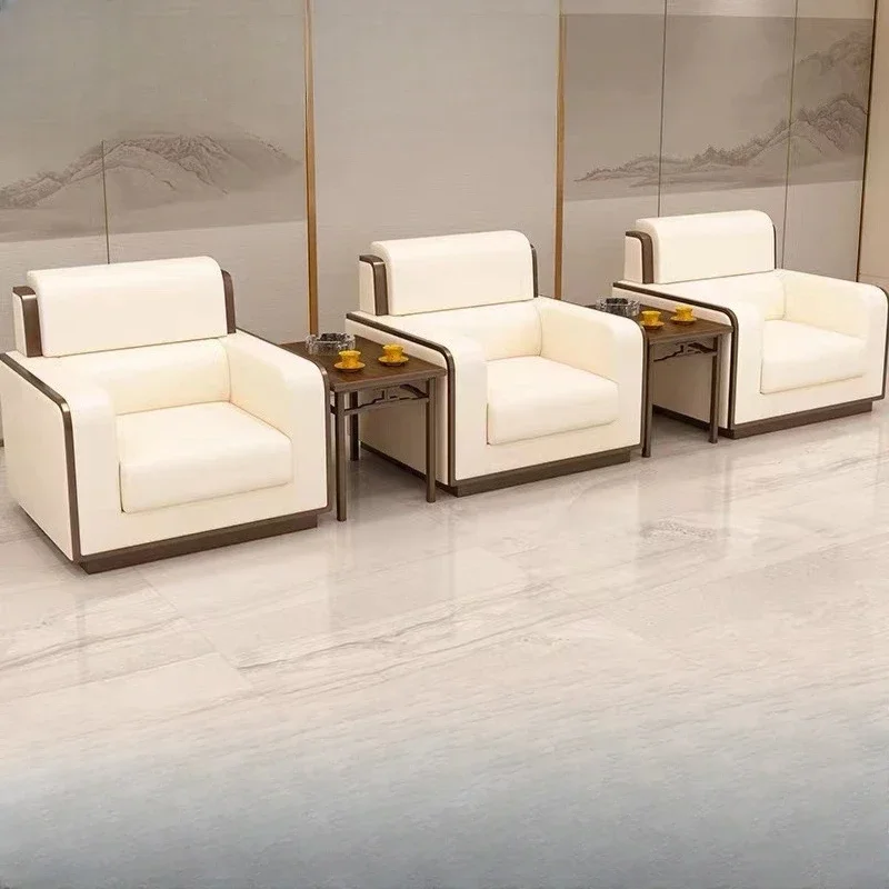 

Office VIP reception room conferencebusiness reception room sofa coffee table combination single