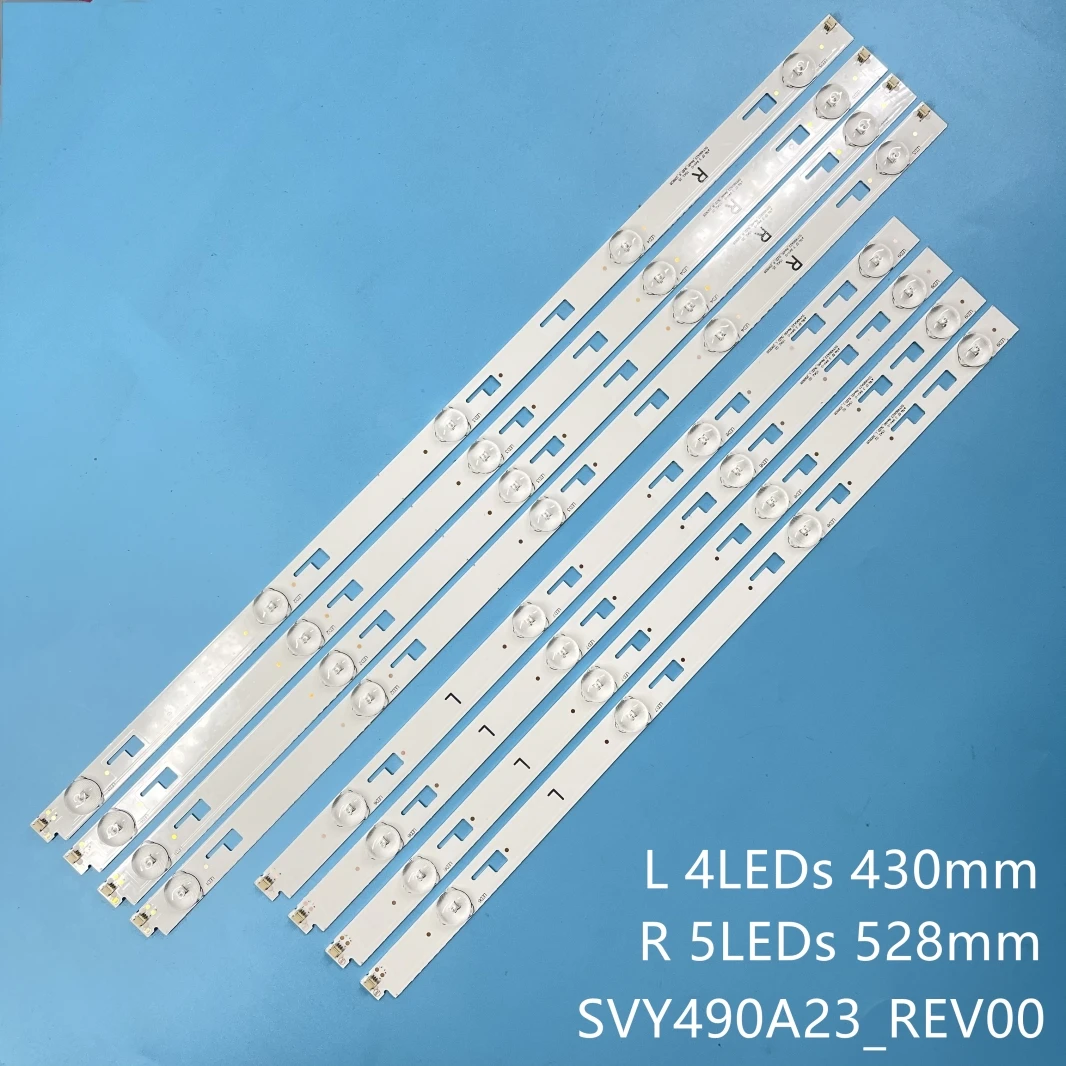 LED Backlight stip for SONY KD-49XD7005 KDL-49X8005C KD-49X8005 KD-49X8005C SYV4942 KD-49X8000C SVY490A23 5LED_R L KD-49X7000D